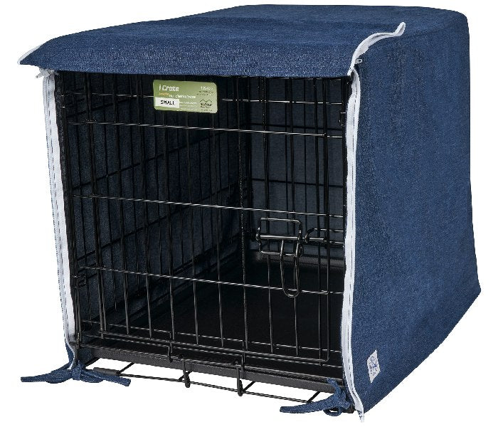 Denim Blue Double Door Open Front