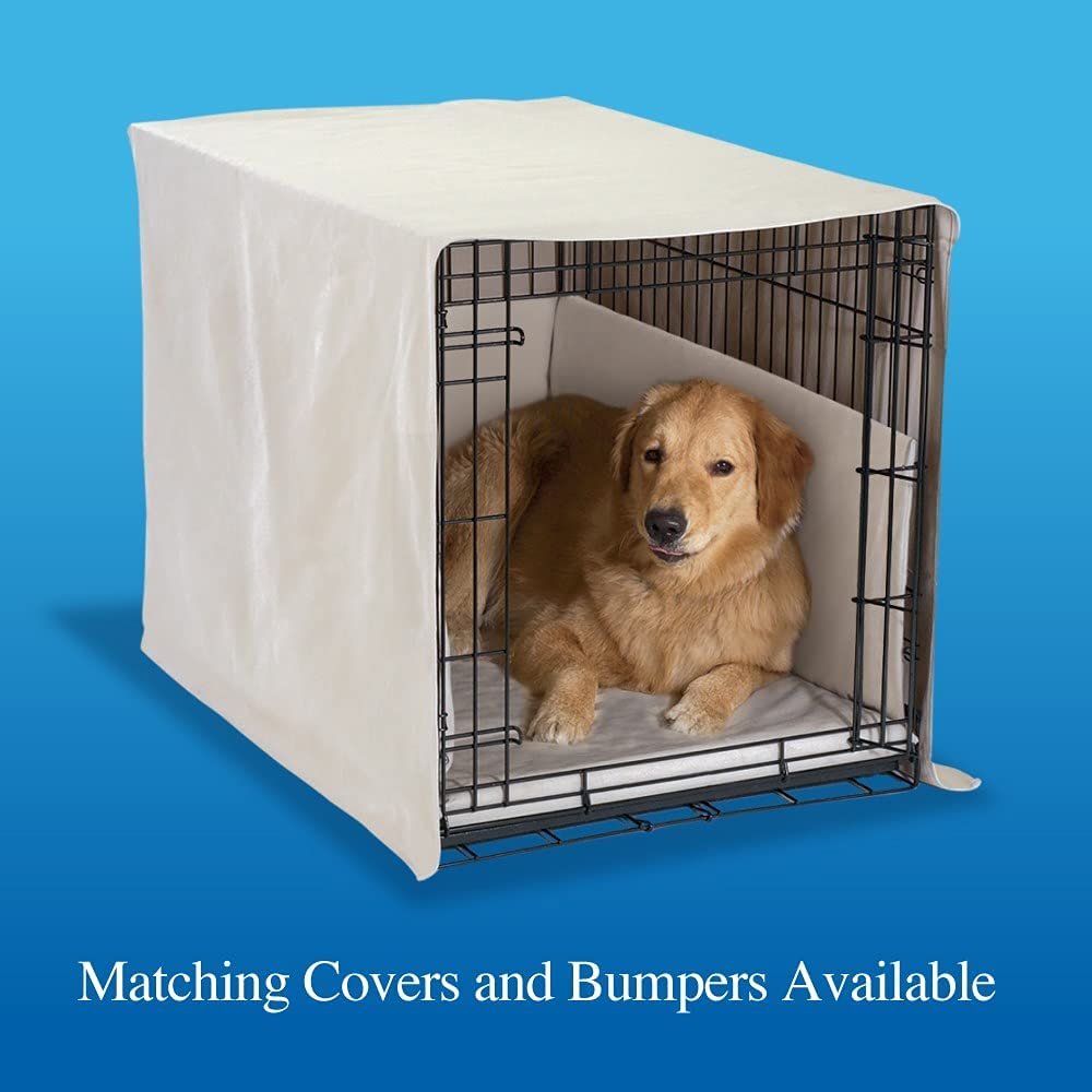 Pet Dreams Dog Crate Bed - Original Crate Pad/Kennel Mat - Quality Bedding Since 1999, Ultra Soft, Reversible, Portable & Washable Pad That Never Bunches!