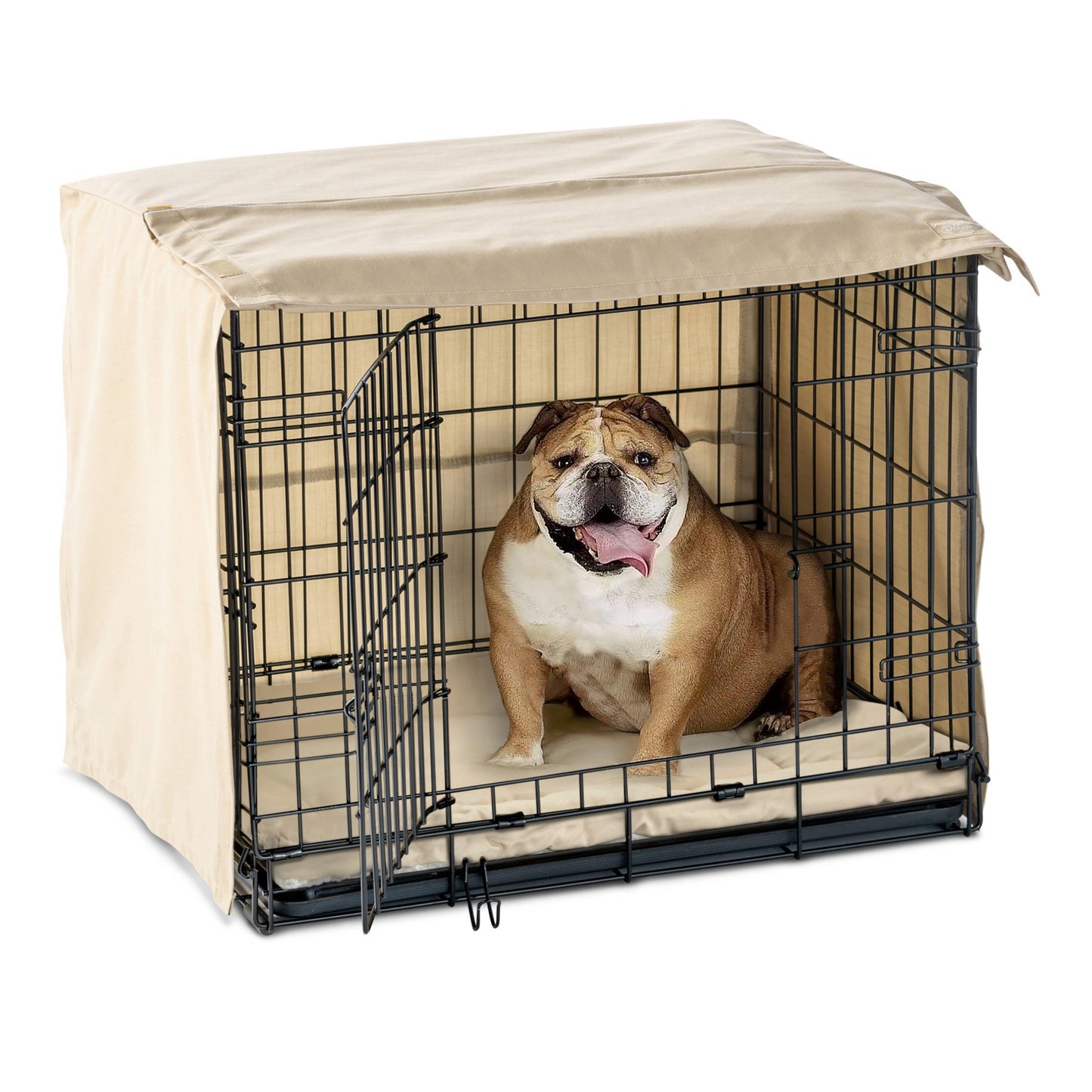 Pet Dreams Classic Crate Cover, Fits 24,30,36,42,48 inch icrate, Machine Wash & Dry, Decorative Dog Kennel Cover