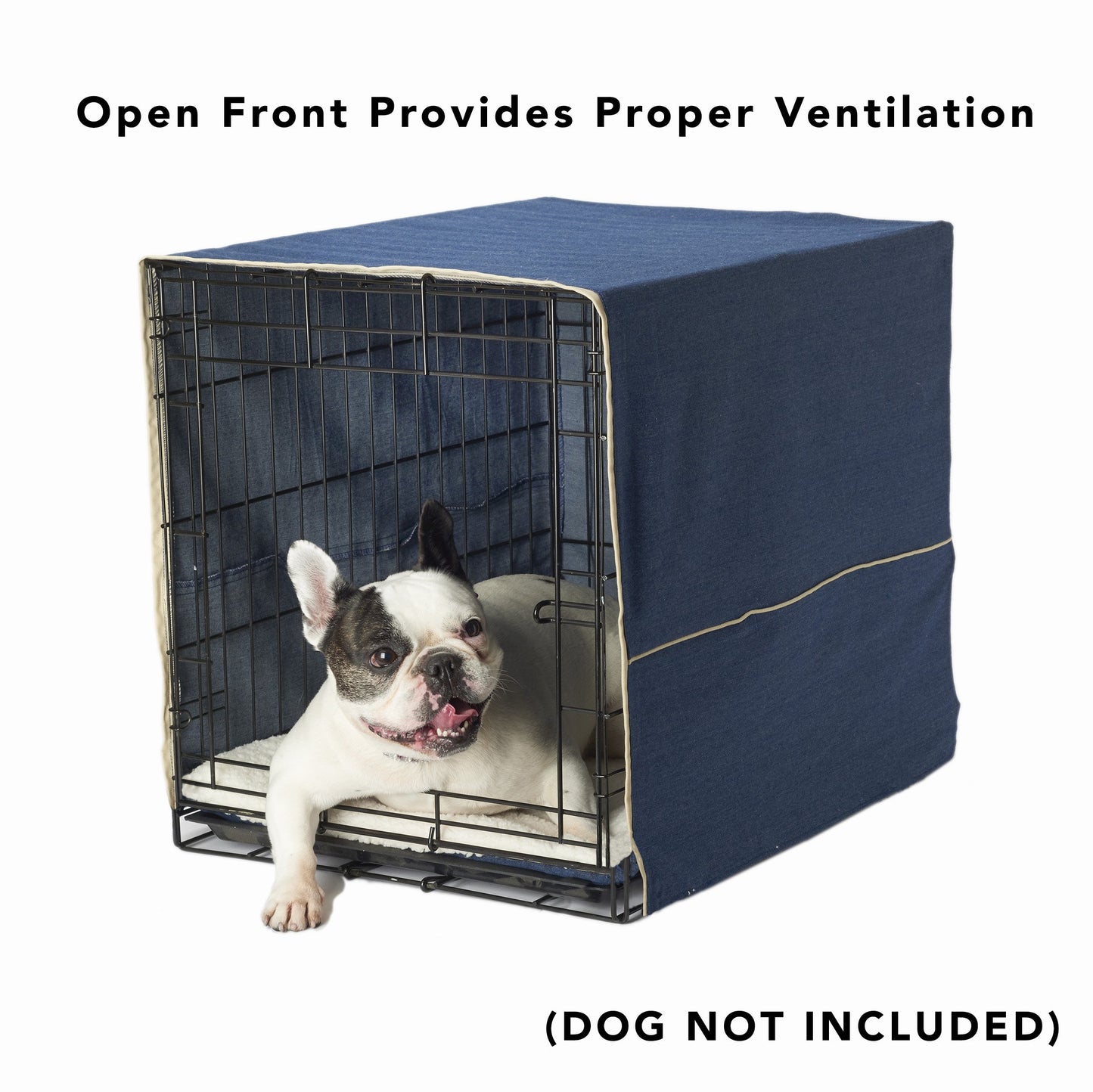 Pet Dreams Classic Crate Cover, Fits 24,30,36,42,48 inch icrate, Machine Wash & Dry, Decorative Dog Kennel Cover