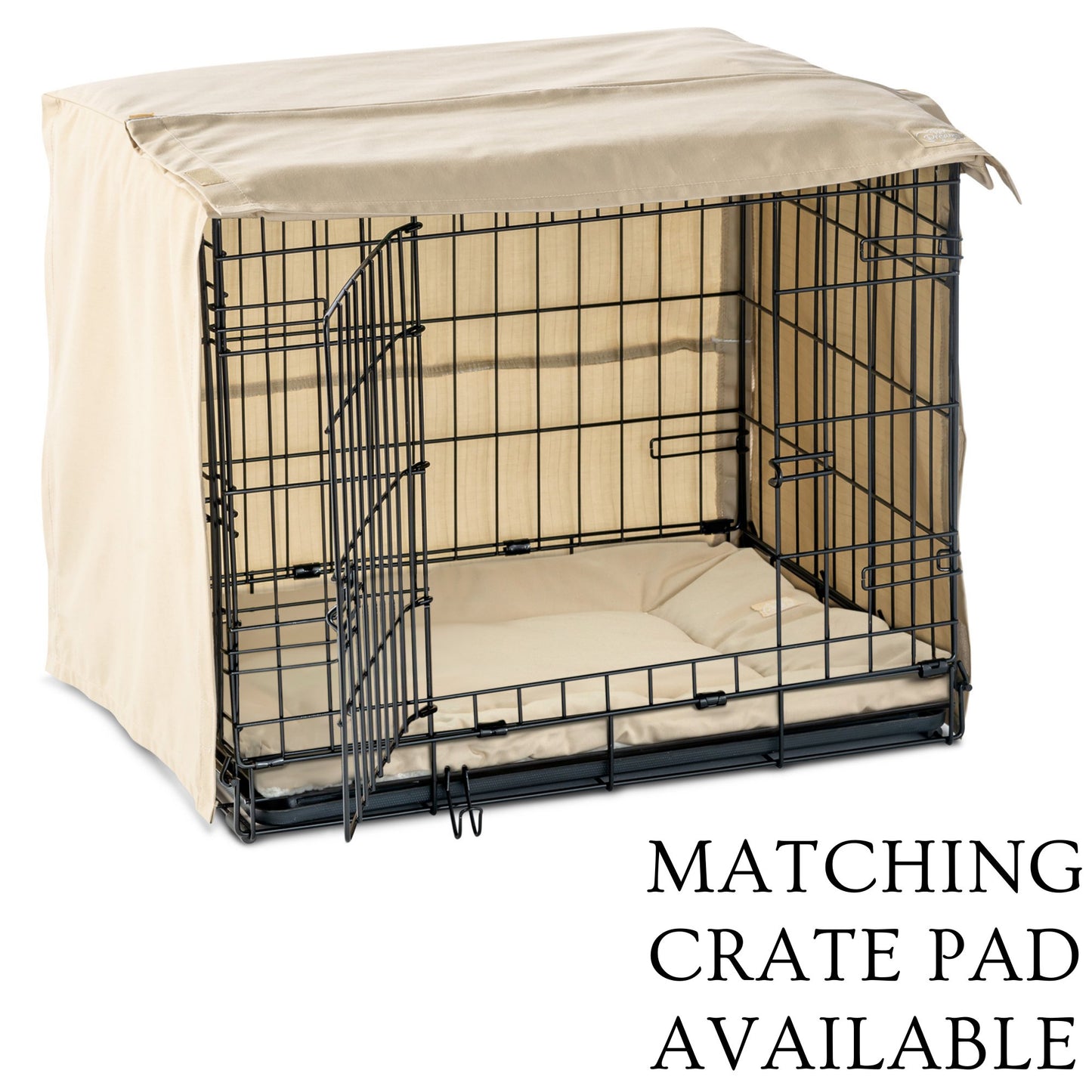 Pet Dreams Classic Crate Cover, Fits 24,30,36,42,48 inch icrate, Machine Wash & Dry, Decorative Dog Kennel Cover