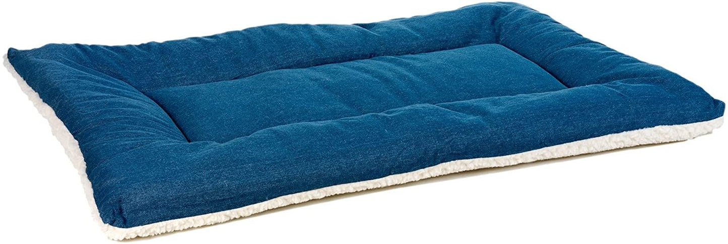 Pet Dreams Dog Crate Bed -The Original Crate Pad/Kennel Mat - Quality Bedding Since 1999, 2 in 1 Reversible for Summer and Winter. 100% Washable!