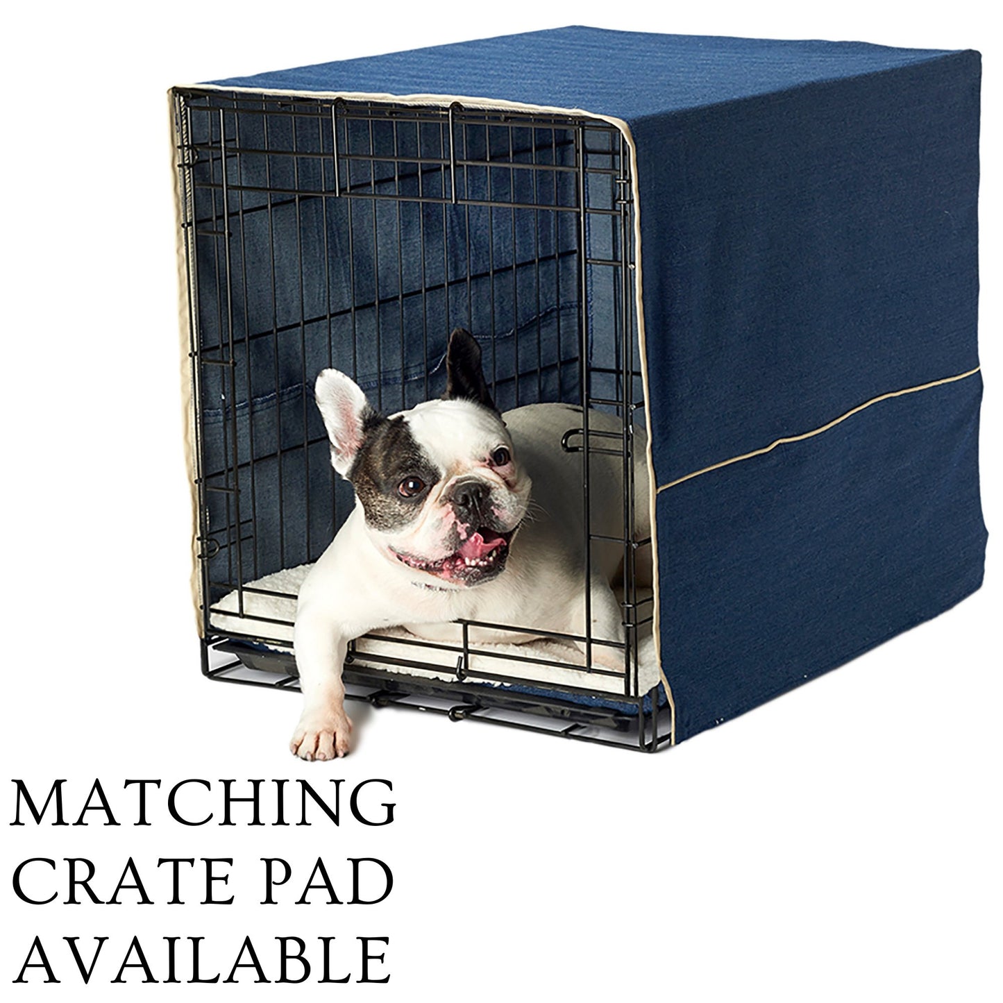 Pet Dreams Classic Crate Cover, Fits 24,30,36,42,48 inch icrate, Machine Wash & Dry, Decorative Dog Kennel Cover