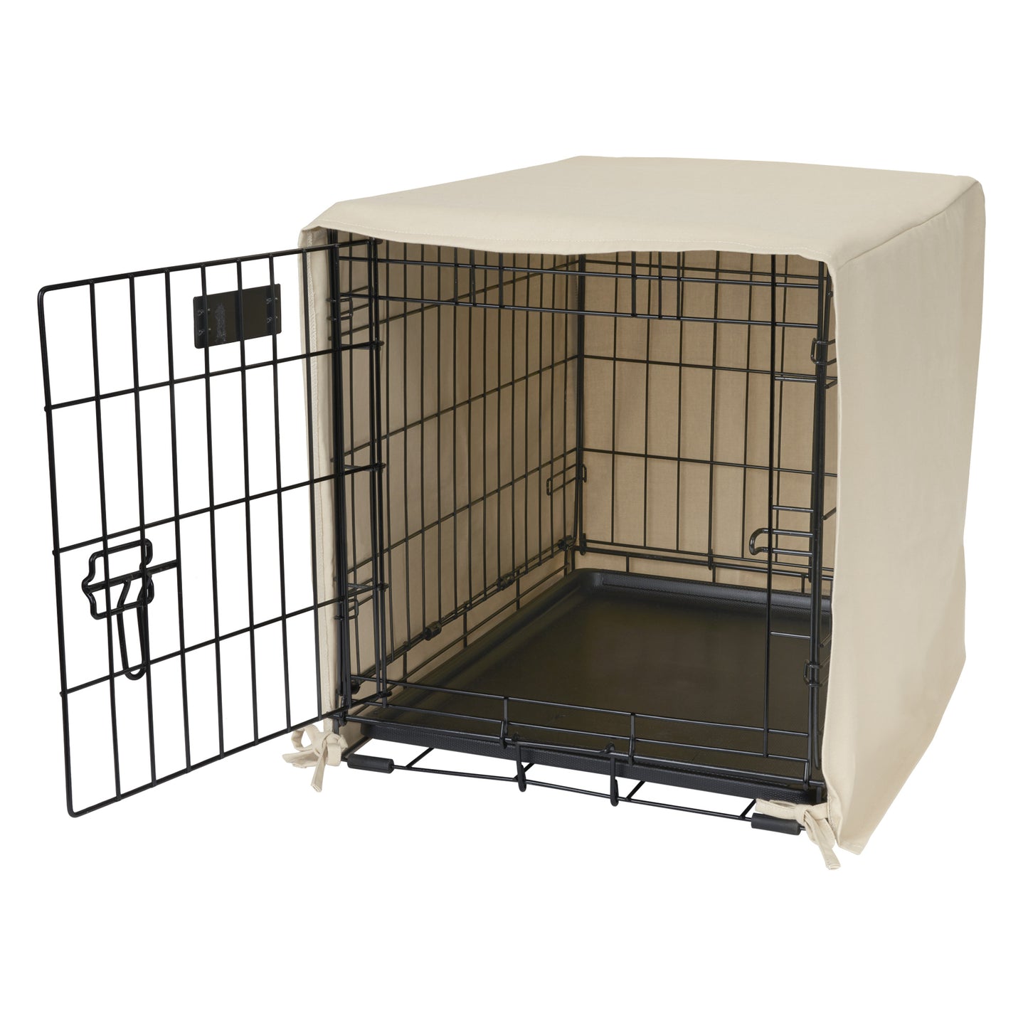 Pet Dreams Single Door Crate Covers, Fits 24,30,36,42,48 inch icrate, Machine Wash & Dry, Decorative Dog Kennel Cover