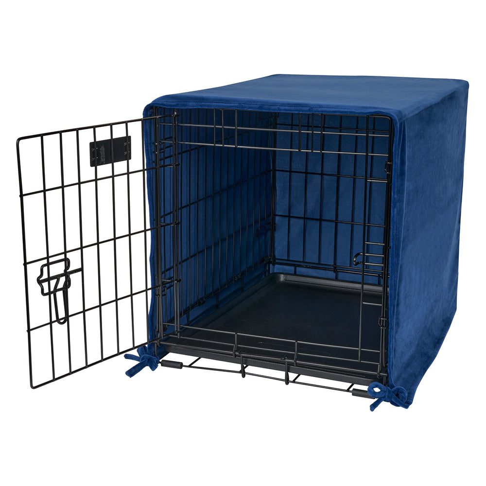 Pet Dreams Breathable Crate Cover - Dog Crate Cover for Single Door Wire Dog Crate, Eco Friendly Dog Kennel Cover, Non Toxic Washable Cover