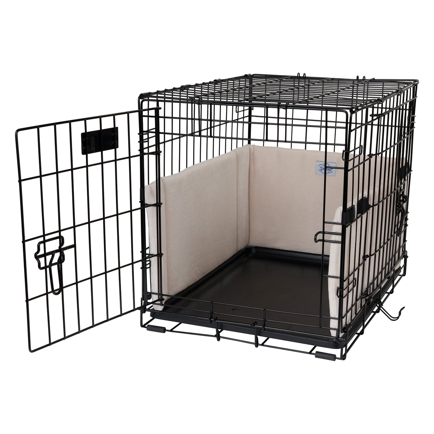 Pet Dreams Luxe Velour Crate Bumpers, Fits 18,24,30,36,42,48 inch icrate, Machine Wash & Dry, Protective and Comfortable Dog Crate Bumpers