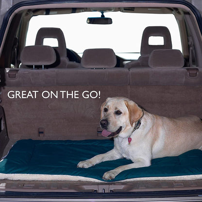 Pet Dreams Dog Crate Bed - Eco Friendly Bedding for Dogs, The Original Dog Crate Pad/Kennel Mat, Ultra Soft Dog Bed, Reversible Mats, Non Toxic Washable Dog Bed