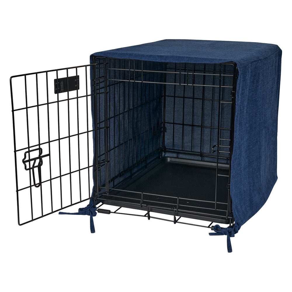 Pet Dreams Breathable Crate Cover - Dog Crate Cover for Single Door Wire Dog Crate, Eco Friendly Dog Kennel Cover, Non Toxic Washable Cover