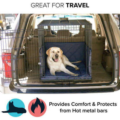 Pet Dreams Classic Crate Bumpers, Fits 24,30,36,42,48 inch icrate, Machine Wash & Dry, Protective and Comfortable Dog Crate Bumpers